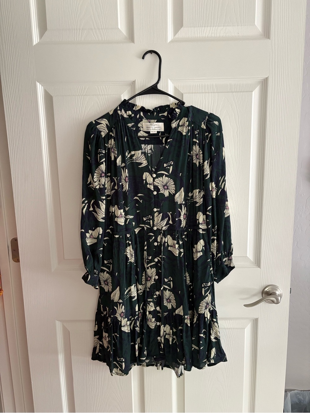 trovata birds of paradise dress xs